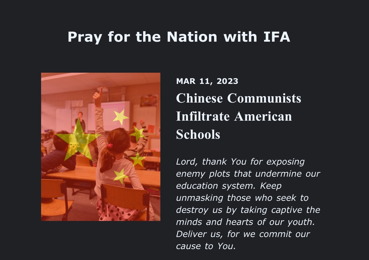 Chinese Communists Infiltrate American Schools